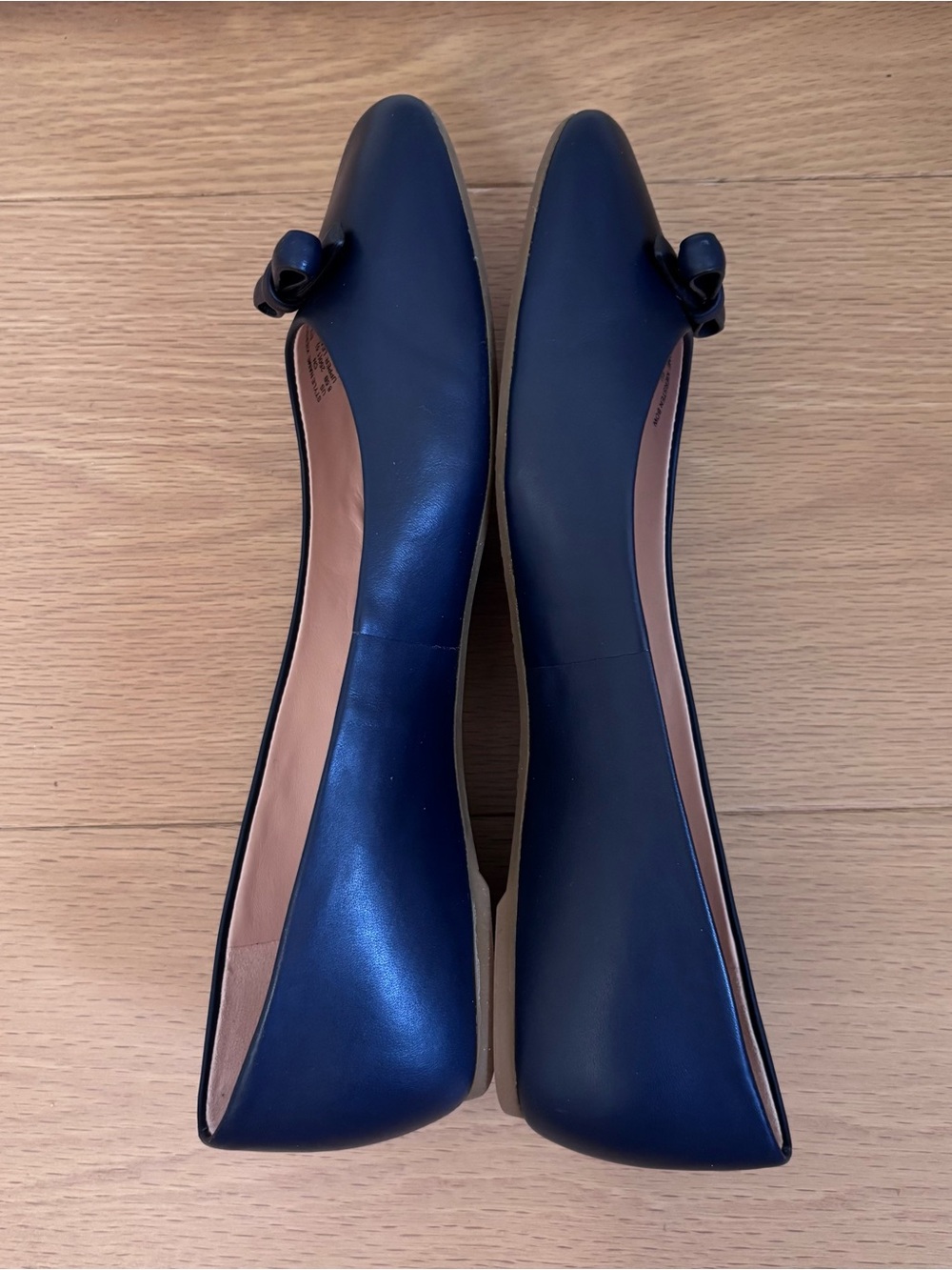 Final sale New Kate Spade Kiersten genuine leather ballet flats blazer blue colo - Picture 7 of 16
